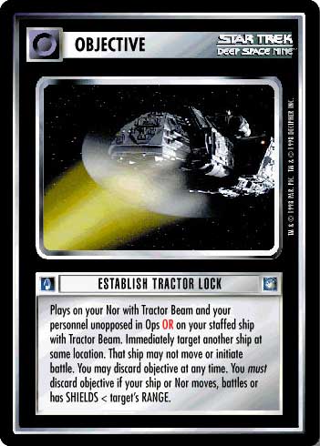 Star Trek CCG | Establish Tractor Lock - Deep Space Nine | The Nerd Merchant