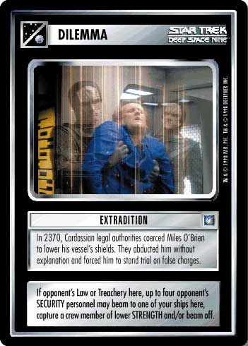 Star Trek CCG | Extradition - Deep Space Nine | The Nerd Merchant