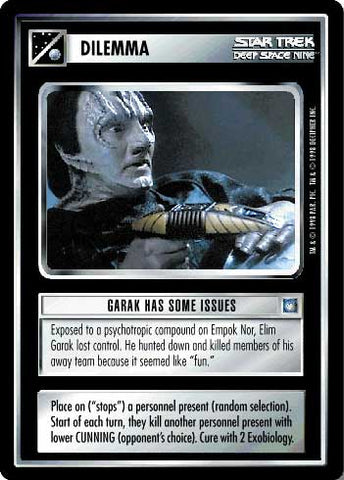 Star Trek CCG | Garak Has Some Issues - Deep Space Nine | The Nerd Merchant