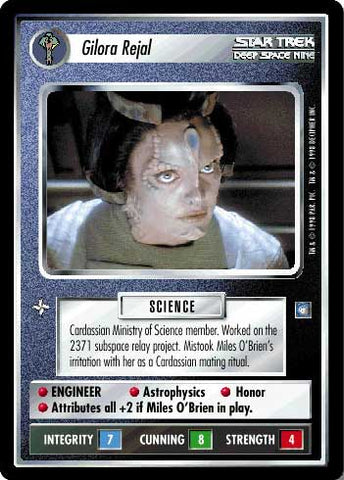 Star Trek CCG | Gilora Rejal - Deep Space Nine | The Nerd Merchant