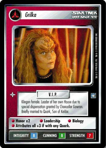 Star Trek CCG | Grilka - Deep Space Nine | The Nerd Merchant