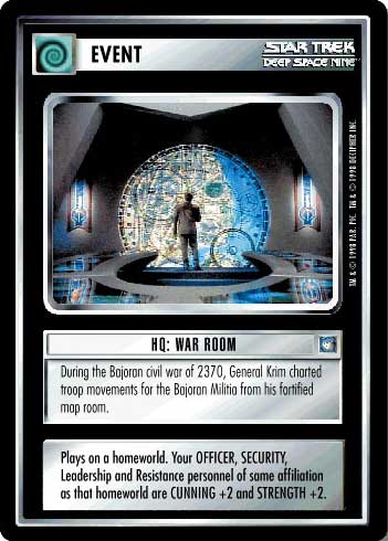 Star Trek CCG | HQ: War Room - Deep Space Nine | The Nerd Merchant