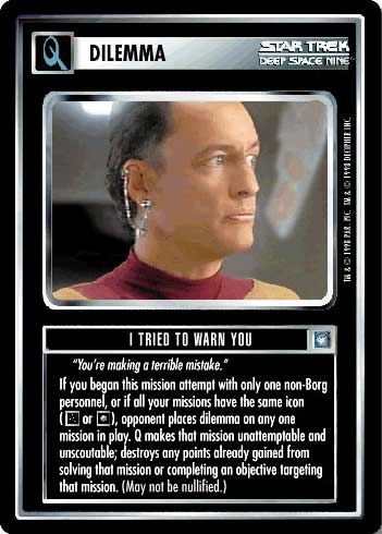 Star Trek CCG | I Tried to Warn You - Deep Space Nine | The Nerd Merchant