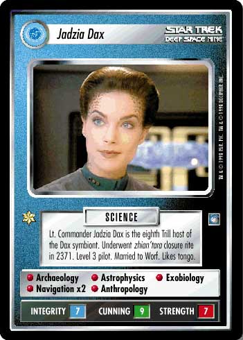 Star Trek CCG | Jadzia Dax - Deep Space Nine | The Nerd Merchant
