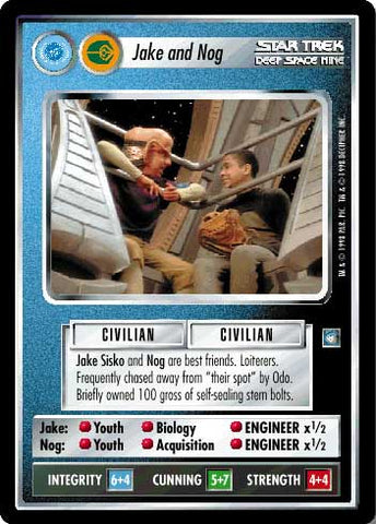 Star Trek CCG | Jake and Nog - Deep Space Nine | The Nerd Merchant