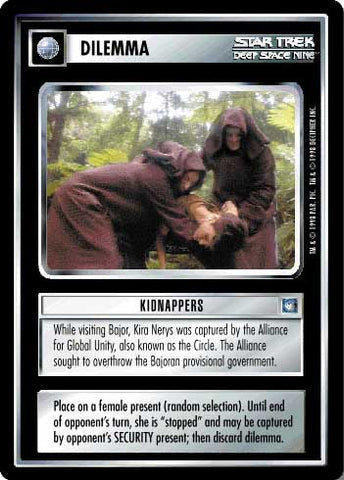 Star Trek CCG | Kidnappers - Deep Space Nine | The Nerd Merchant
