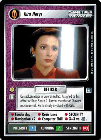 Star Trek CCG | Kira Nerys - Deep Space Nine | The Nerd Merchant