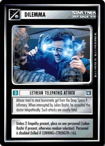 Star Trek CCG | Lethean Telepathic Attack - Deep Space Nine | The Nerd Merchant