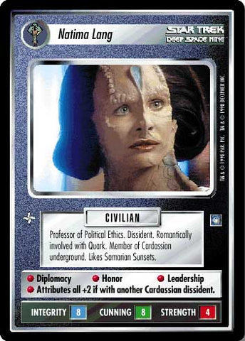 Star Trek CCG | Natima Lang - Deep Space Nine | The Nerd Merchant