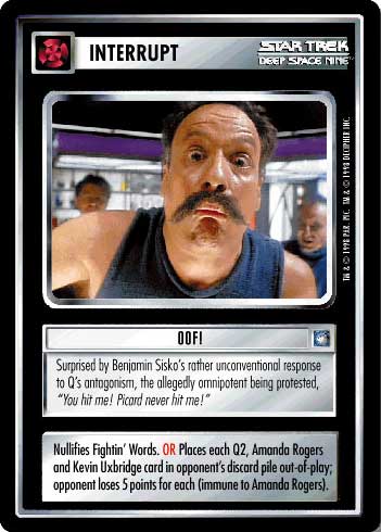 Star Trek CCG | Oof! - Deep Space Nine | The Nerd Merchant