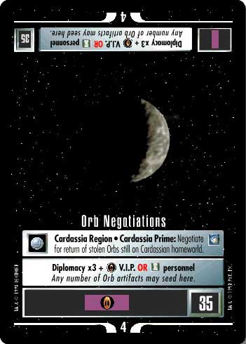 Star Trek CCG | Orb Negotiations - Deep Space Nine | The Nerd Merchant