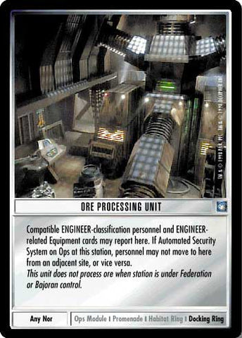Star Trek CCG | Ore Processing Unit - Deep Space Nine | The Nerd Merchant