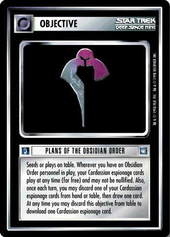 Star Trek CCG | Plans of the Obsidian Order - Deep Space Nine | The Nerd Merchant