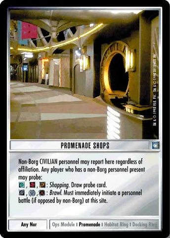 Star Trek CCG | Promenade Shops - Deep Space Nine | The Nerd Merchant