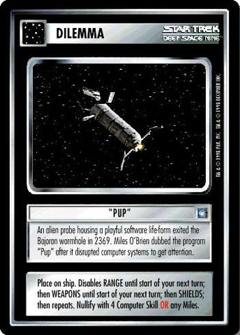 Star Trek CCG | Pup - Deep Space Nine | The Nerd Merchant