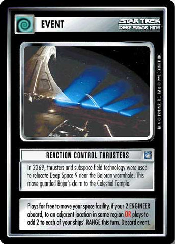 Star Trek CCG | Reaction Control Thrusters - Deep Space Nine | The Nerd Merchant