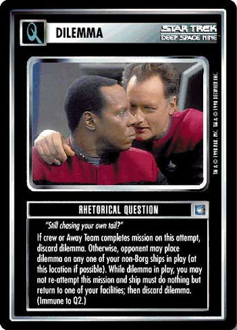 Star Trek CCG | Rhetorical Question - Deep Space Nine | The Nerd Merchant