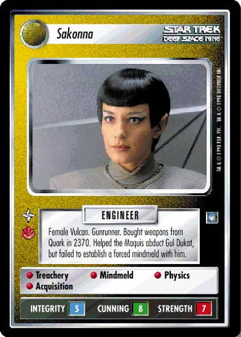 Star Trek CCG | Sakonna - Deep Space Nine | The Nerd Merchant