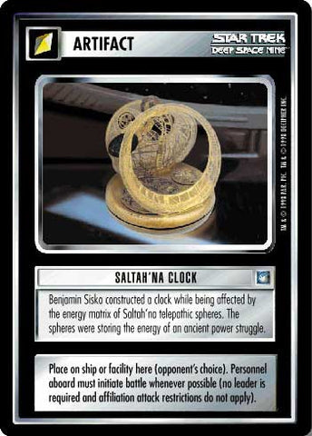 Star Trek CCG | Saltah'na Clock - Deep Space Nine | The Nerd Merchant