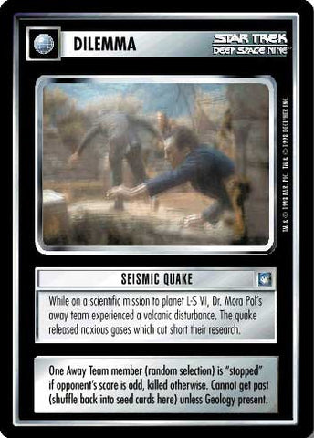 Star Trek CCG | Seismic Quake - Deep Space Nine | The Nerd Merchant