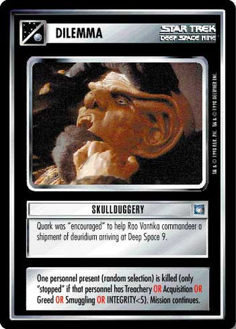 Star Trek CCG | Skullduggery - Deep Space Nine | The Nerd Merchant