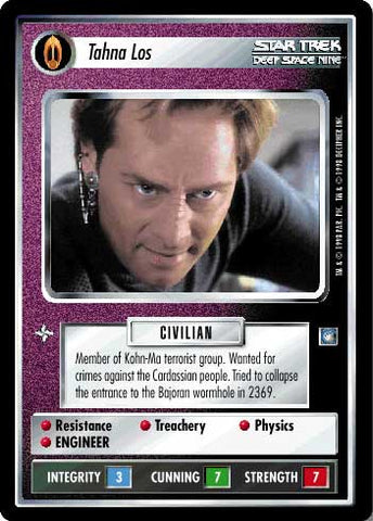 Star Trek CCG | Tahna Los - Deep Space Nine | The Nerd Merchant