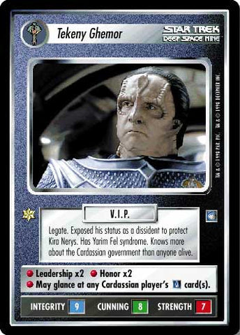 Star Trek CCG | Tekeny Ghemor - Deep Space Nine | The Nerd Merchant