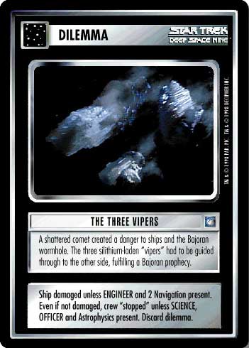 Star Trek CCG | The Three Vipers - Deep Space Nine | The Nerd Merchant