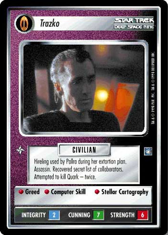 Star Trek CCG | Trazko - Deep Space Nine | The Nerd Merchant