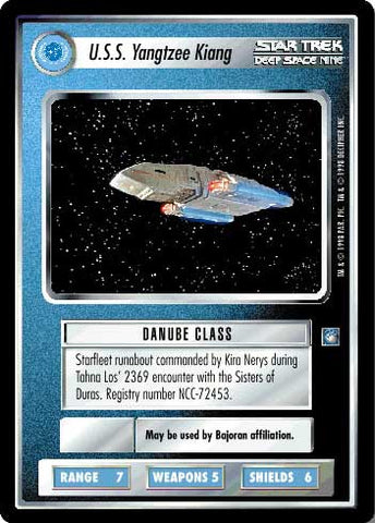 Star Trek CCG | U.S.S. Yangtzee Kiang - Deep Space Nine | The Nerd Merchant