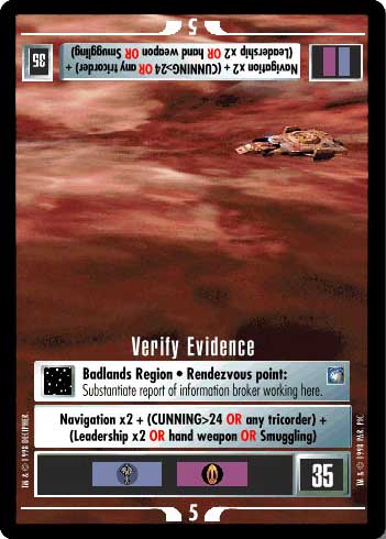 Star Trek CCG | Verify Evidence - Deep Space Nine | The Nerd Merchant