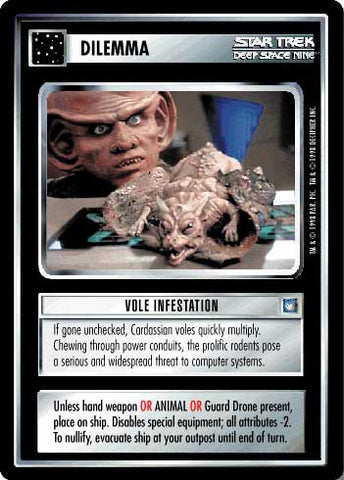 Star Trek CCG | Vole Infestation - Deep Space Nine | The Nerd Merchant