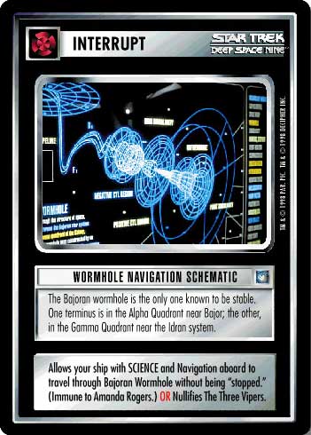 Star Trek CCG | Wormhole Navigation Schematic - Deep Space Nine | The Nerd Merchant
