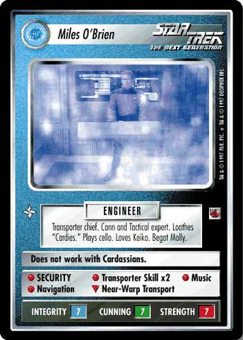 Star Trek CCG | Miles O'Brien - The Fajo Collection | The Nerd Merchant