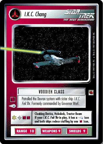 Star Trek CCG | I.K.C. Chang - The Fajo Collection | The Nerd Merchant