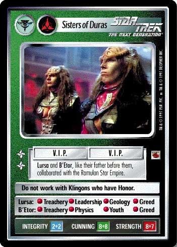 Star Trek CCG | Sisters of Duras - The Fajo Collection | The Nerd Merchant