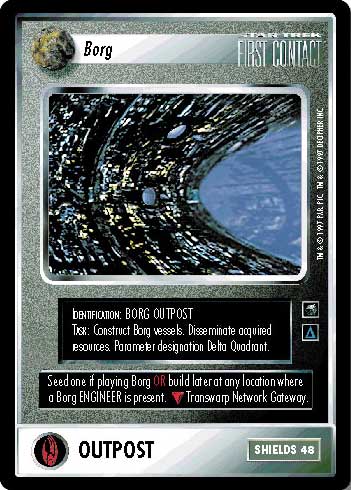 Star Trek CCG | Borg Outpost - First Contact | The Nerd Merchant