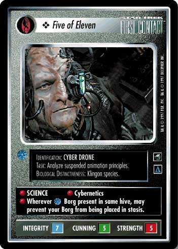 Star Trek CCG | Five of Eleven - First Contact | The Nerd Merchant