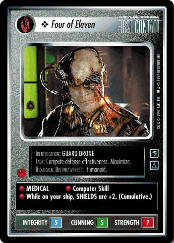Star Trek CCG | Four of Eleven - First Contact | The Nerd Merchant