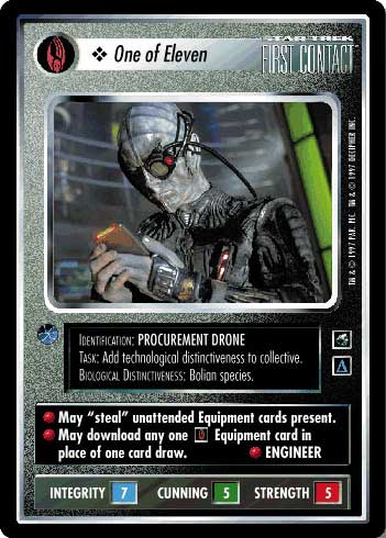 Star Trek CCG | One of Eleven - First Contact | The Nerd Merchant