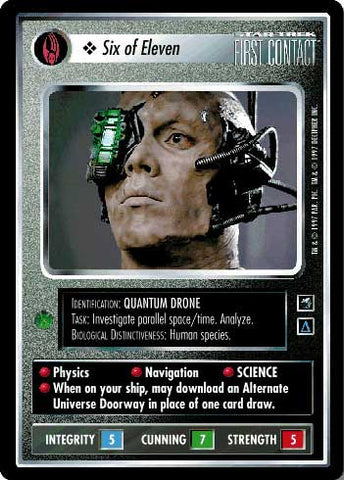 Star Trek CCG | Six of Eleven - First Contact | The Nerd Merchant