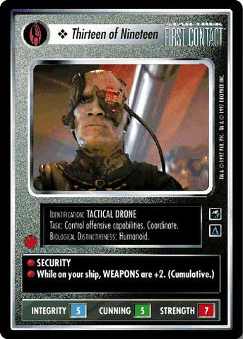 Star Trek CCG | Thirteen of Nineteen - First Contact | The Nerd Merchant