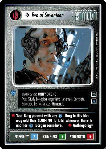 Star Trek CCG | Two of Seventeen - First Contact | The Nerd Merchant