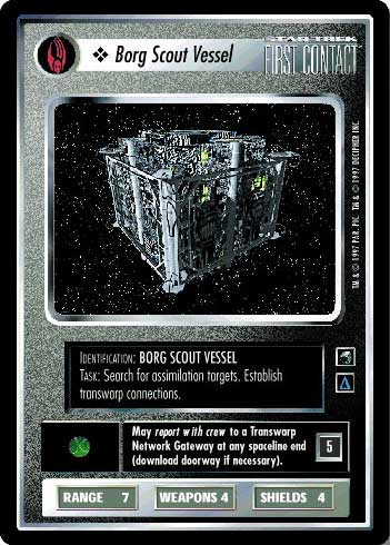 Star Trek CCG | Borg Scout Vessel - First Contact | The Nerd Merchant