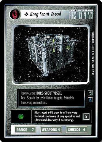 Star Trek CCG | Borg Scout Vessel - First Contact | The Nerd Merchant