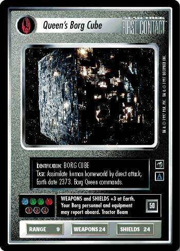 Star Trek CCG | Queen's Borg Cube - First Contact | The Nerd Merchant