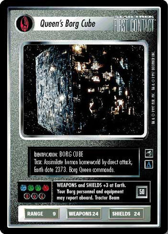 Star Trek CCG | Queen's Borg Cube - First Contact | The Nerd Merchant