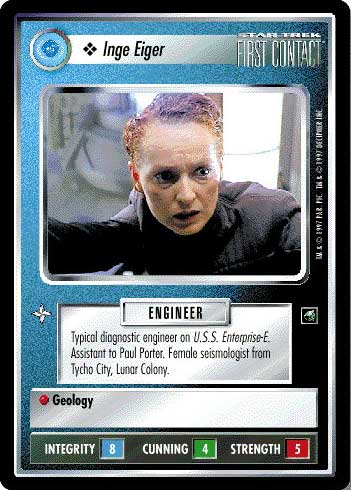 Star Trek CCG | Inge Eiger - First Contact | The Nerd Merchant