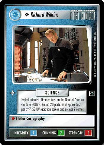 Star Trek CCG | Richard Wilkins - First Contact | The Nerd Merchant