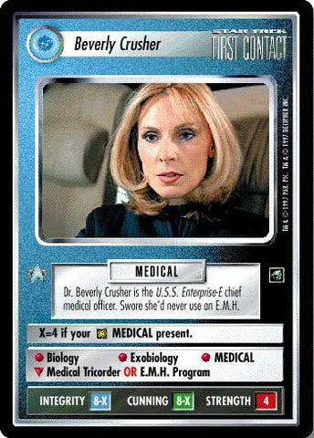 Star Trek CCG | Beverly Crusher - First Contact | The Nerd Merchant